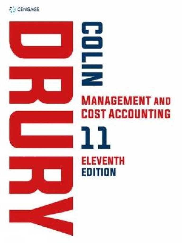 Coverbilde for Management and cost accounting