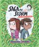 Omslagsbilde:Saga og Storm blir ikkje kjærastar! : roman