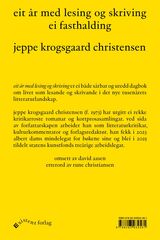 Krogsgaard Christensen, Jeppe : Eit år med lesing og skriving : ei fasthalding