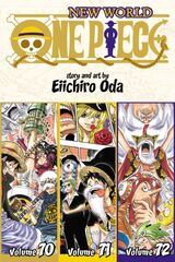 One piece : One piece. Volumes 70, 71, 72.